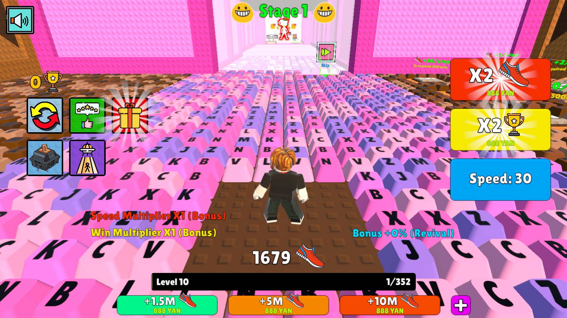 Obby: Run on keycaps — screenshot 1