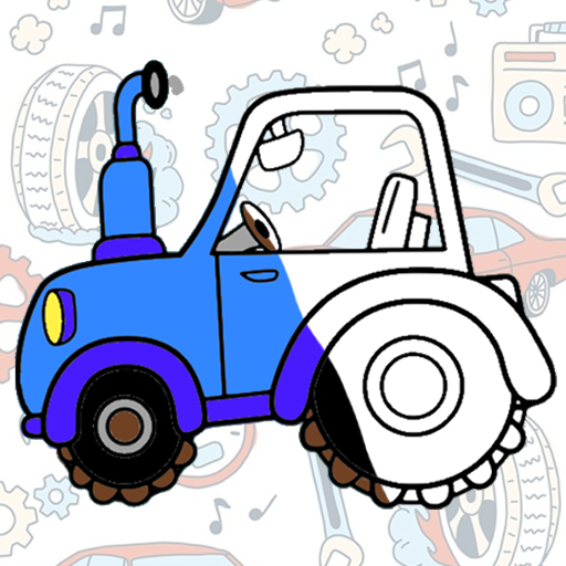Cars coloring game for boys icon
