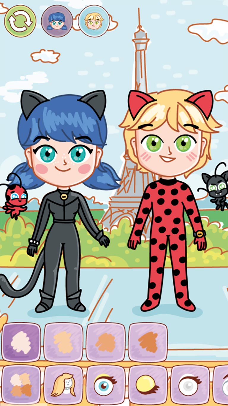 Ladybug and Cat Noir Dress up screenshot 8