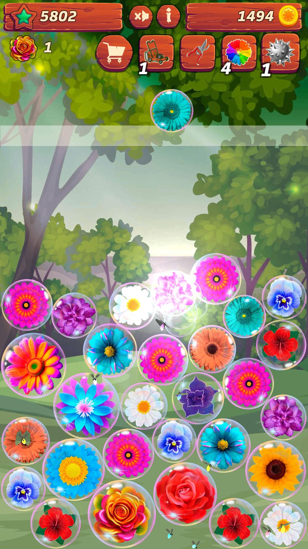 Connect the Flowers! Pop the Bubbles! 2048 screenshot 13