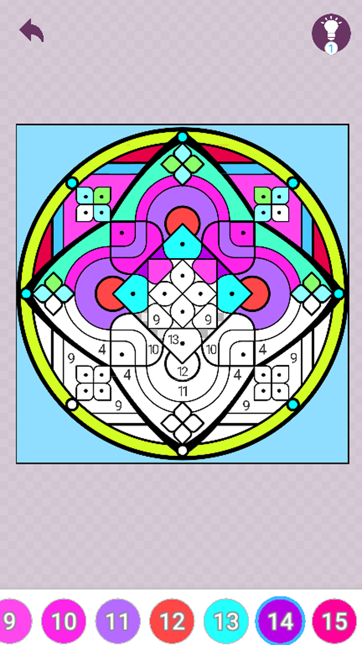 Color by Numbers. Anti-stress Drawings. screenshot 8