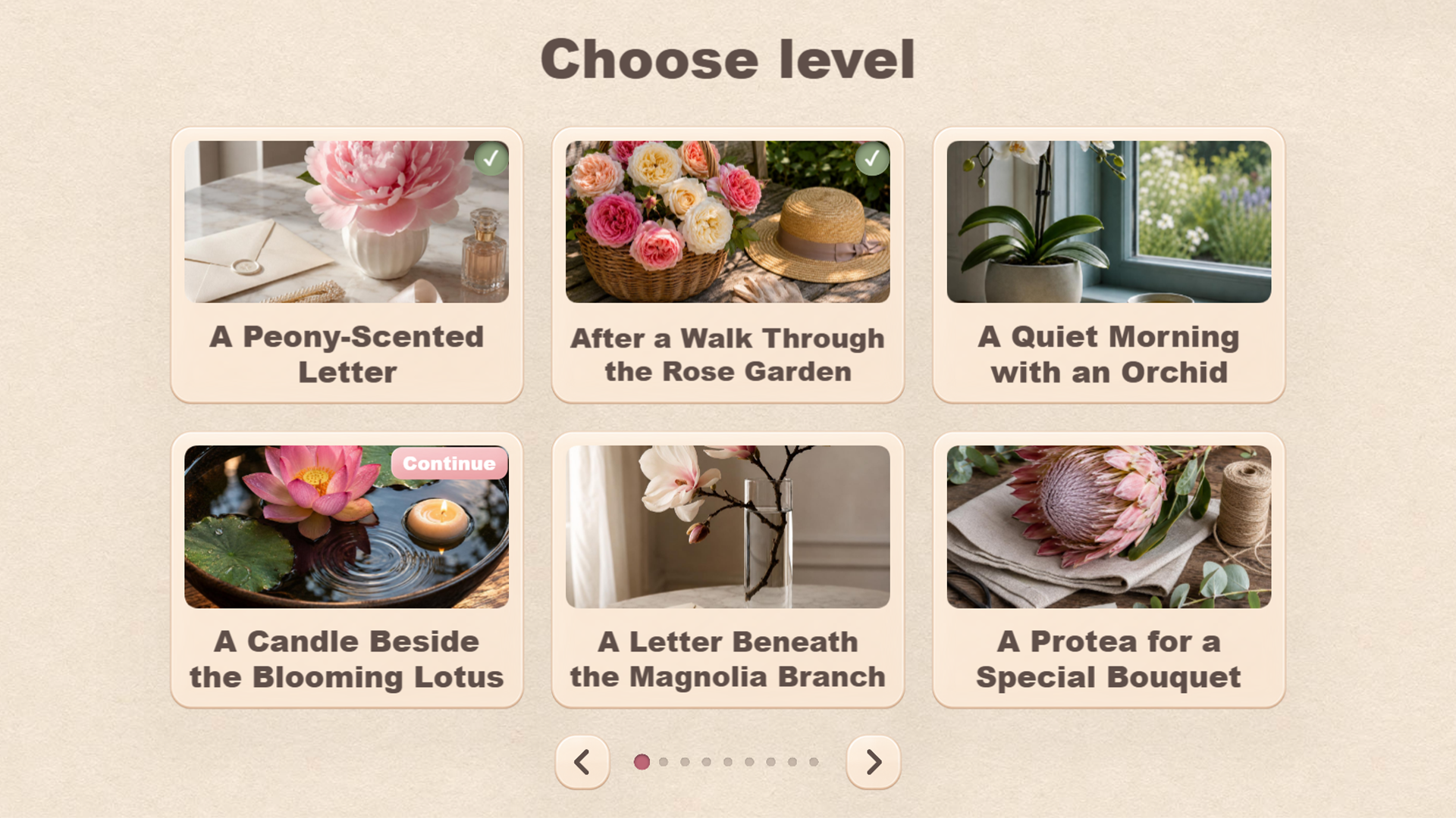 Tile Puzzle: Flowers — screenshot 4