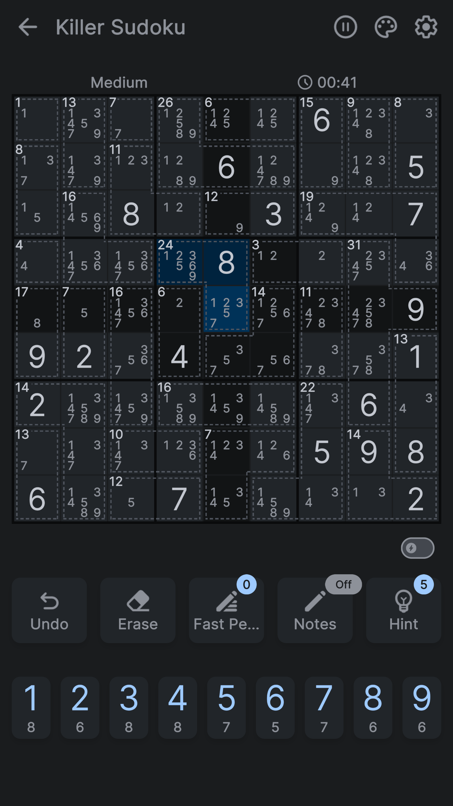 Killer Sudoku screenshot 6