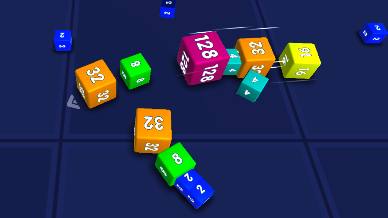Cube Snake 2048 screenshot