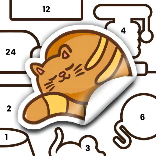 Stickers by Numbers: Coloring Puzzle icon