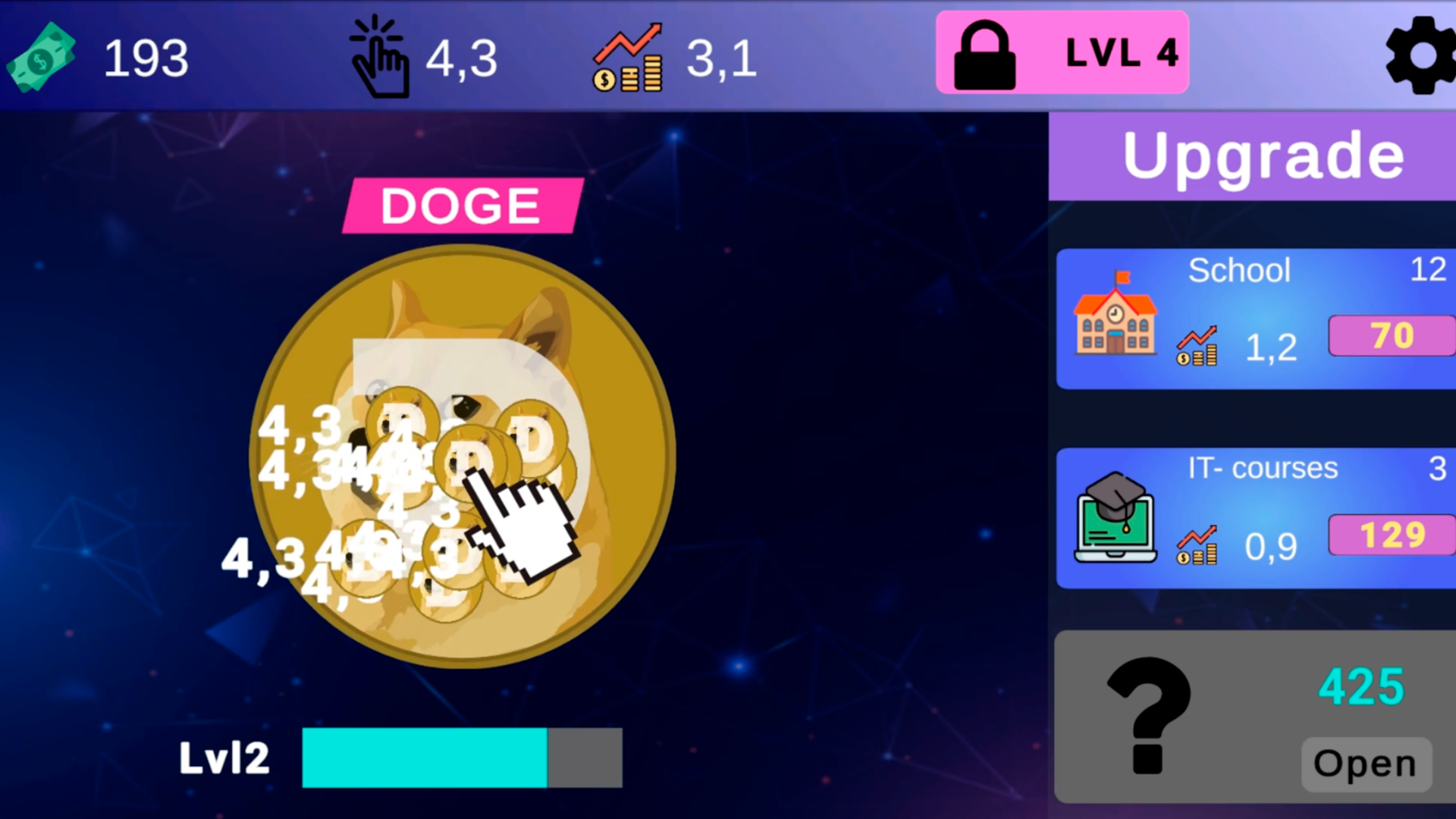 Crypto Clicker: Evolution — screenshot 1