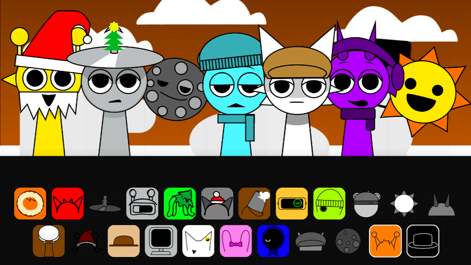 Sprunki snow day screenshot