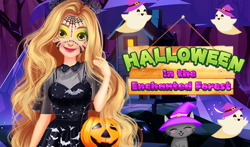 Halloween In The Enchanted Forest game cover