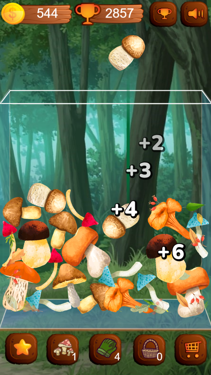 Mushrooms Merge 2048! Collect all screenshot 10