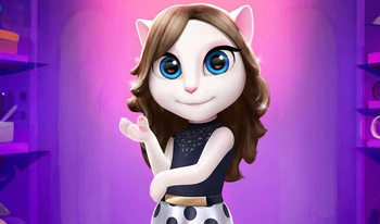 Talking Angela güçlü yapboz