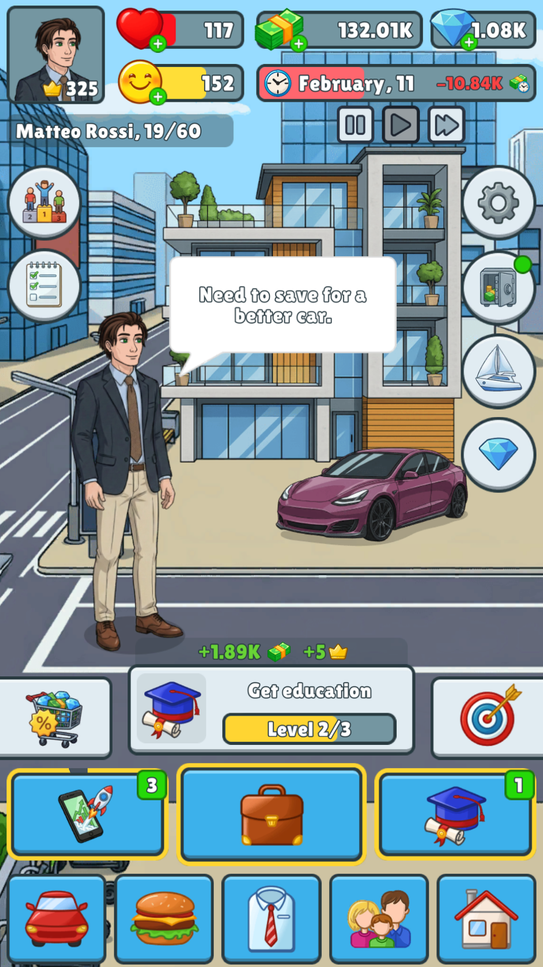 Life Simulator: Road to Riches screenshot 9