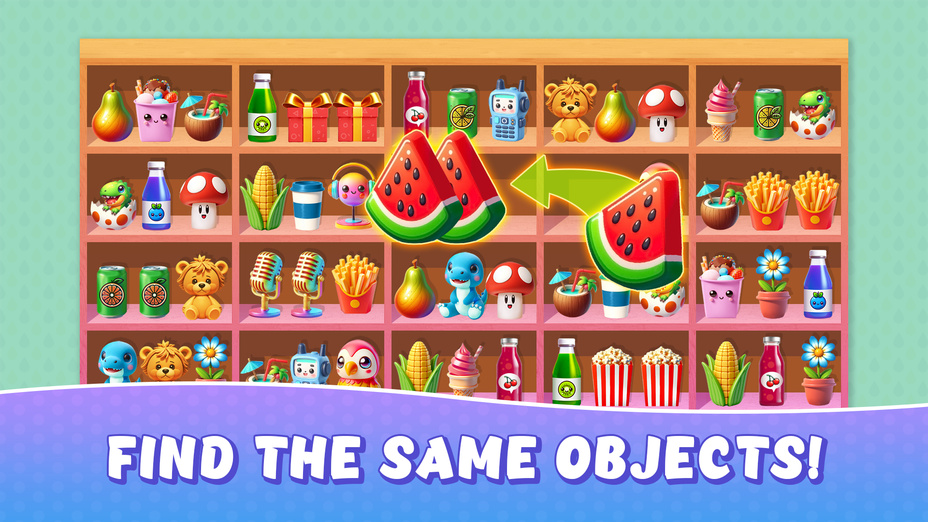 Clean the Room: Shelves and Objects Sorting