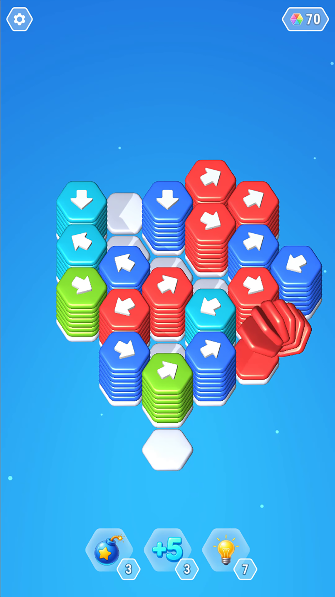 Hexa Arrows Puzzle screenshot 10