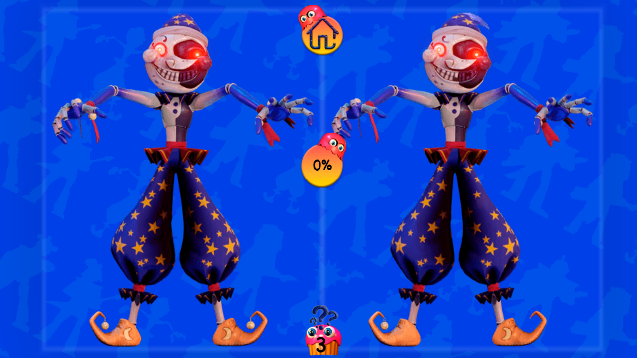 FNaF find all 10 differences screenshot