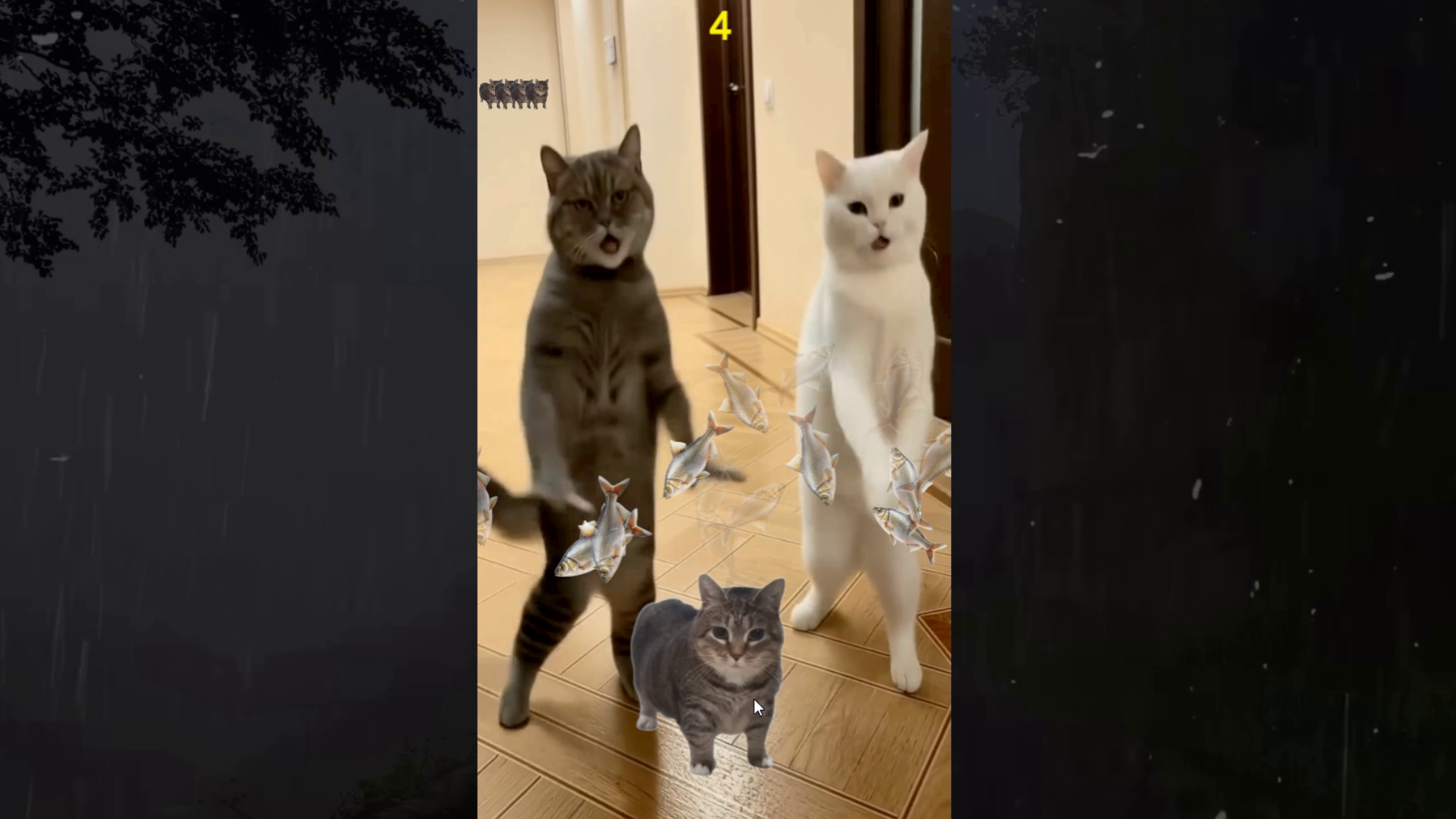 Feed the cats with memes screenshot