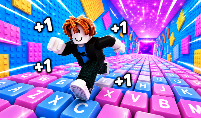+1 Speed Keyboard Escape: Obby game cover