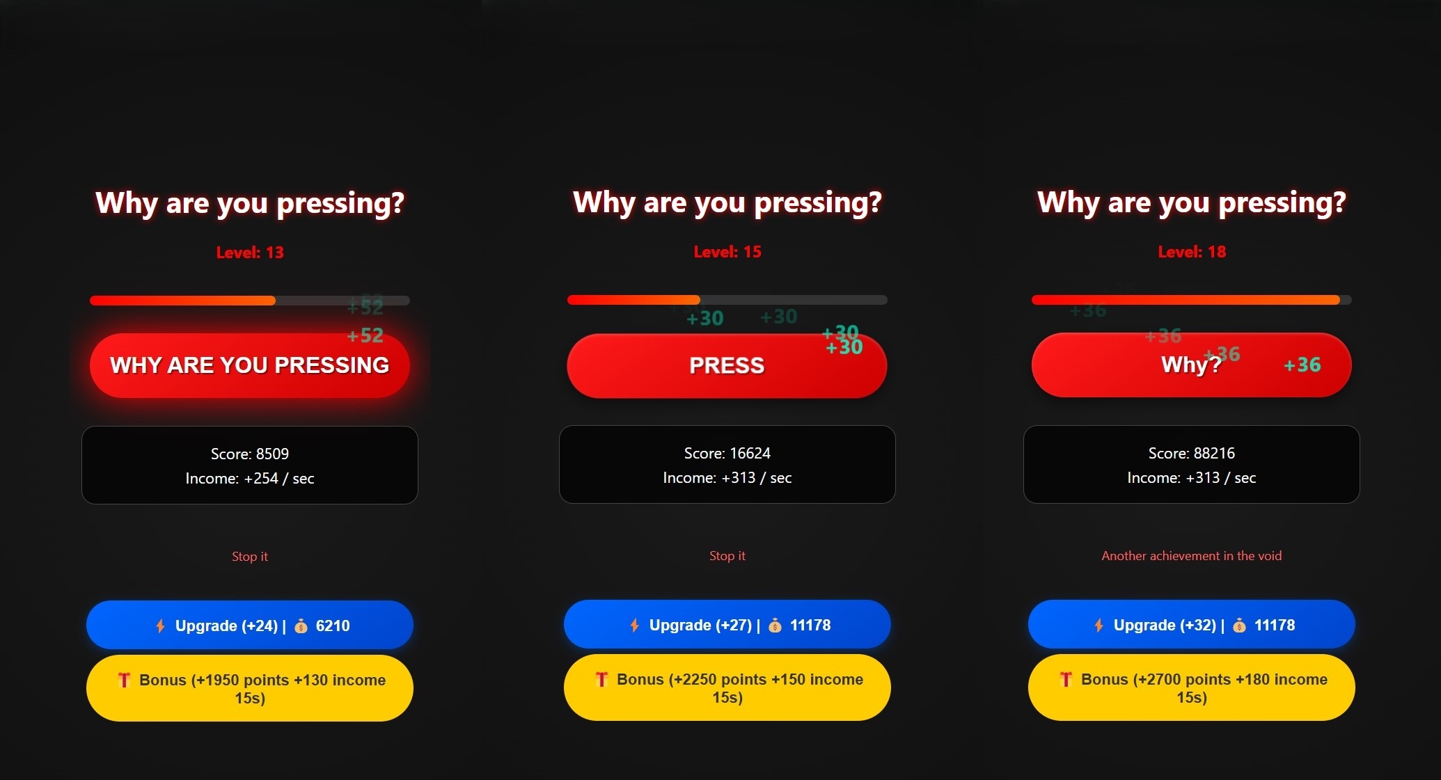 Why are you pressing? — screenshot 2