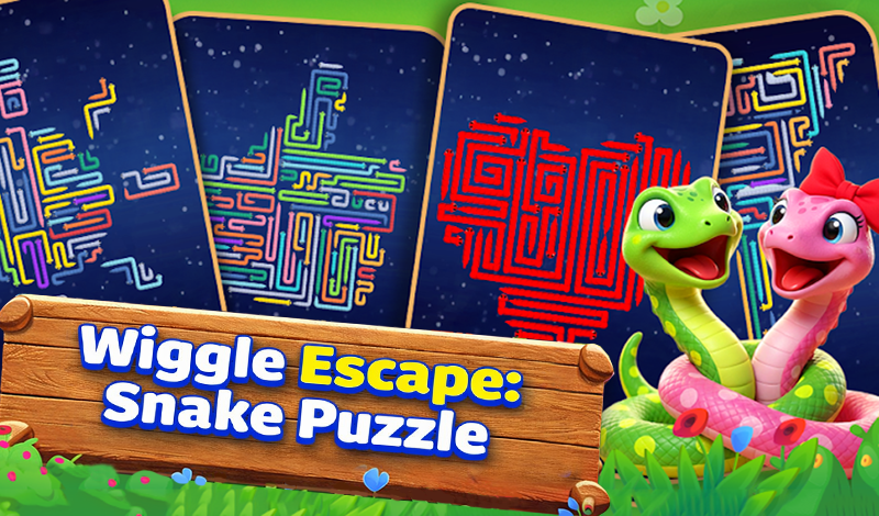 Wiggle Escape: Snake Puzzle game cover
