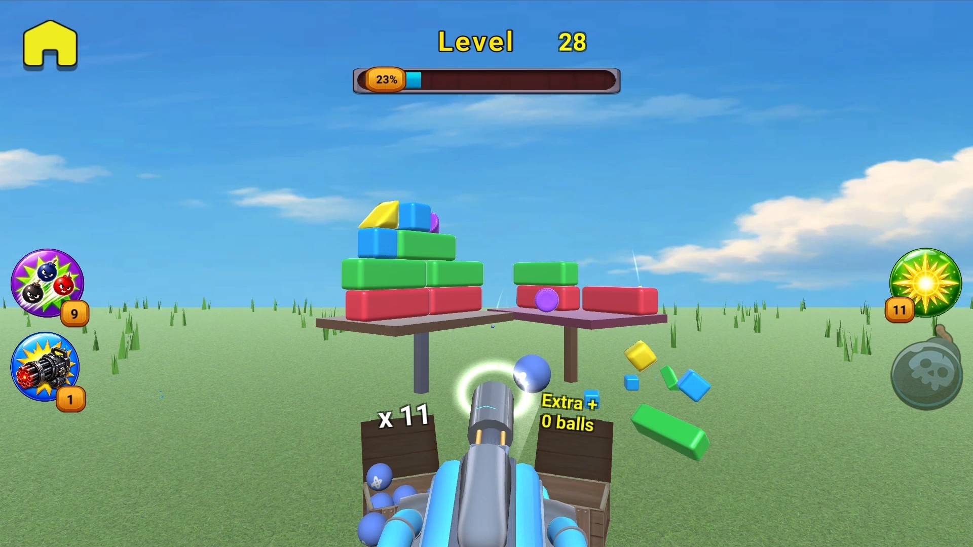 Rocket Cannon: Shoot the Shapes — screenshot 1