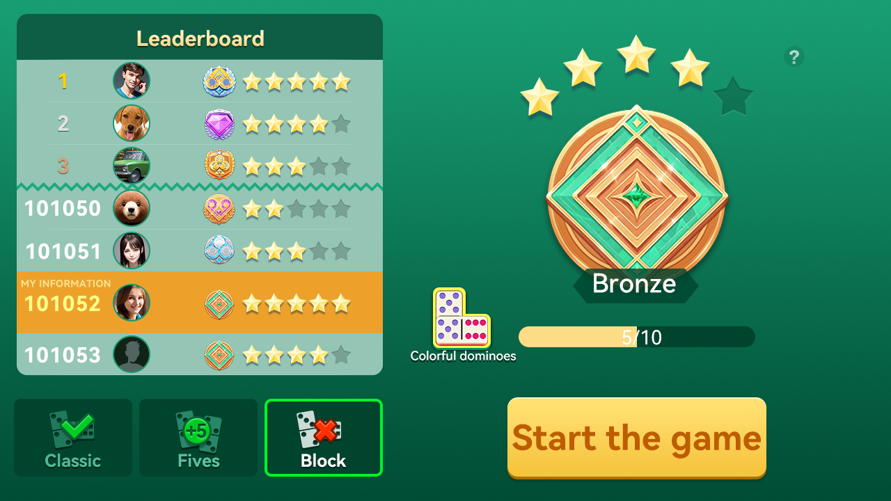 Domino: Classic Two - player screenshot