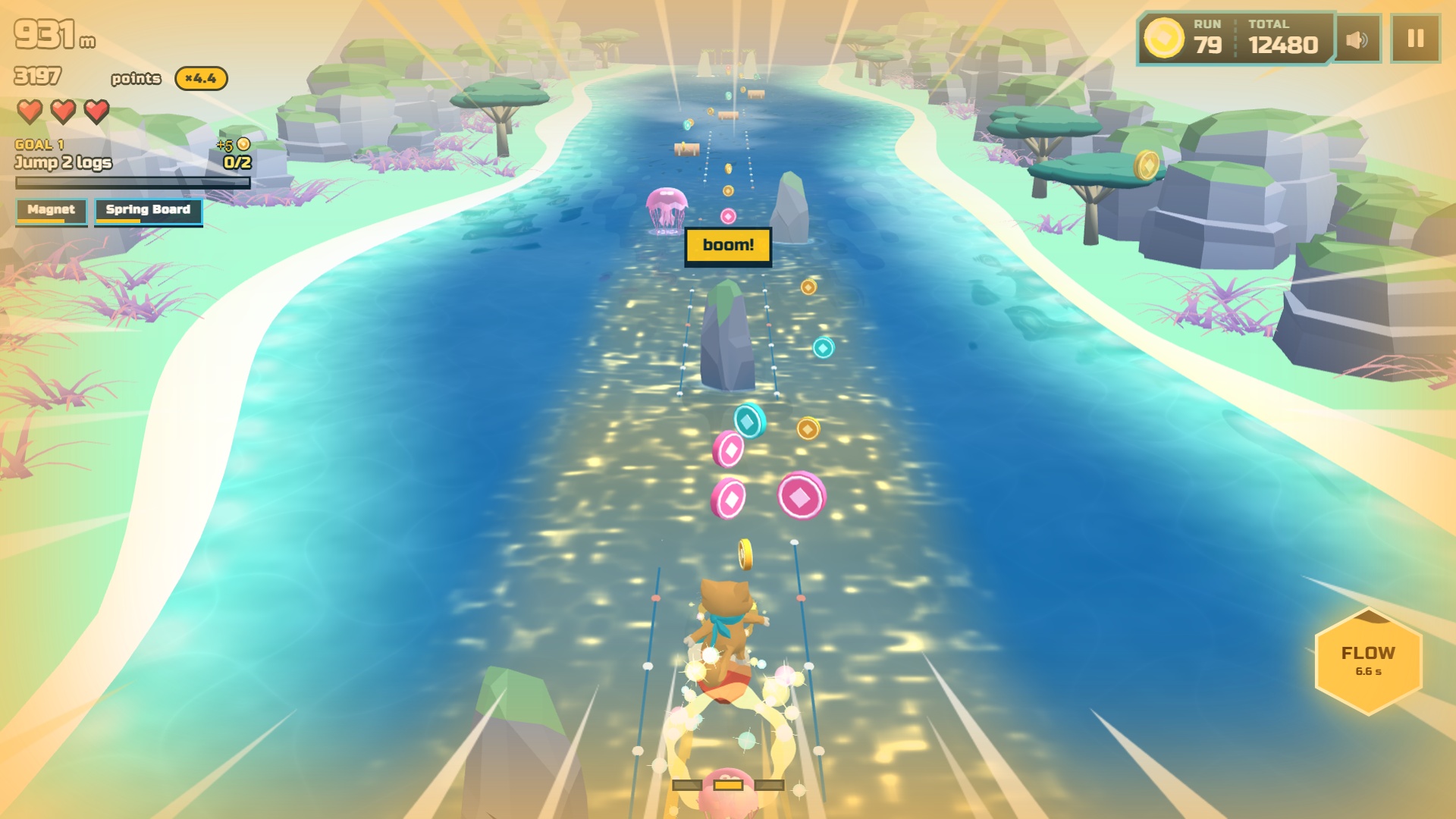 Flow Board: Parkour Runner screenshot 7
