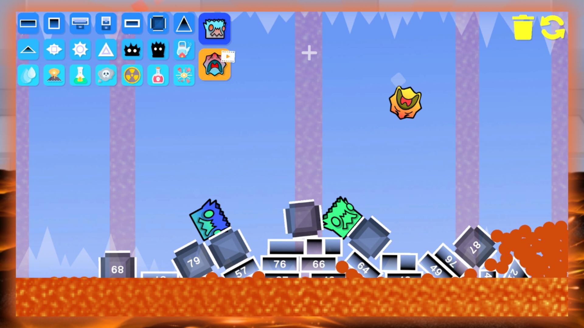 Save the Cubes from Lava - Playground MOD screenshot