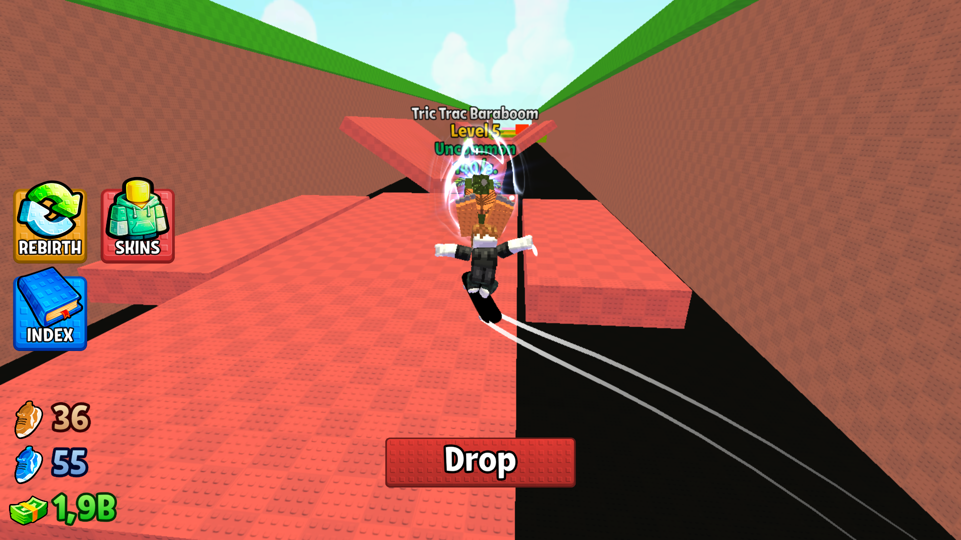 Brainrots 3D: Skateboard Obby! screenshot