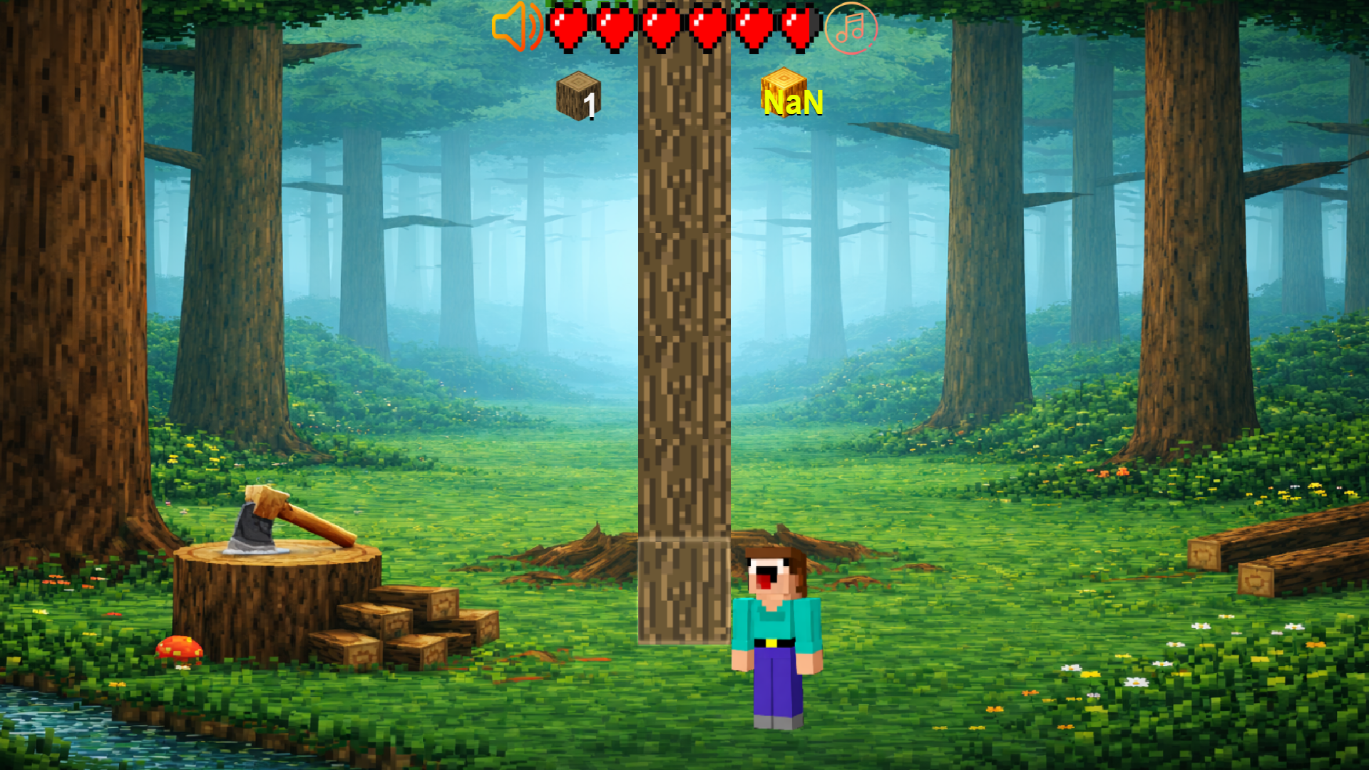 Rublocks: Chop Mine Trees — screenshot 2