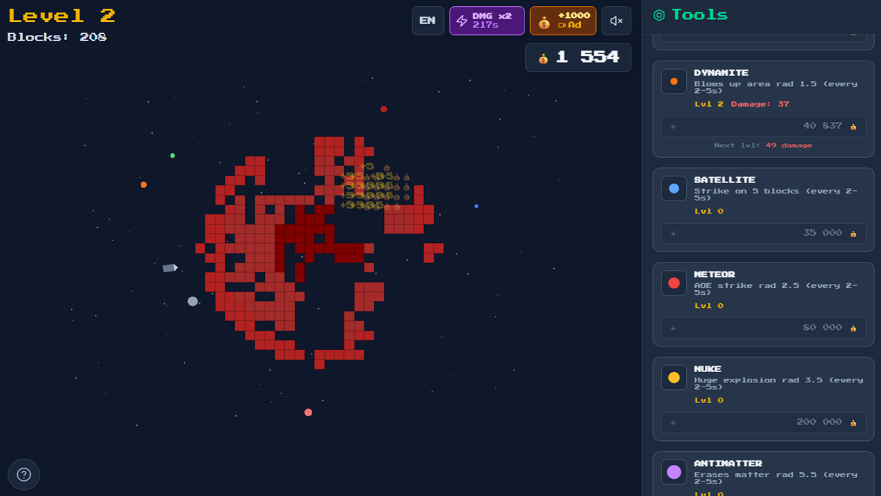 Planet Miner: Pixel Worlds — screenshot 1
