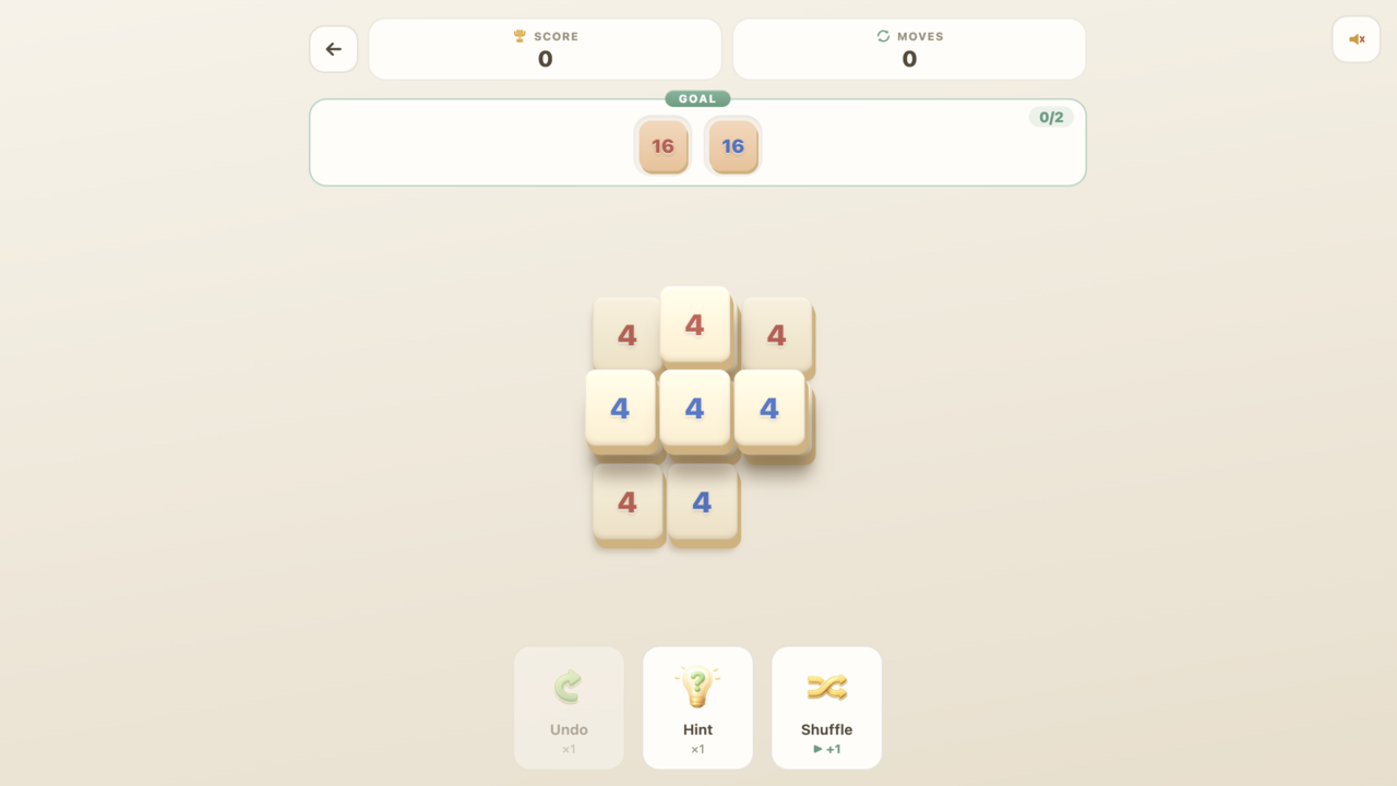 Mahjong 2048 — screenshot 2