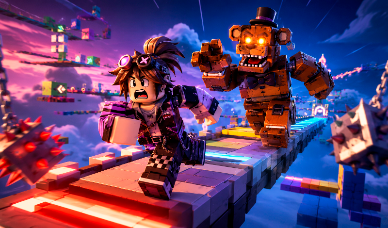 Parkour FNAF game cover