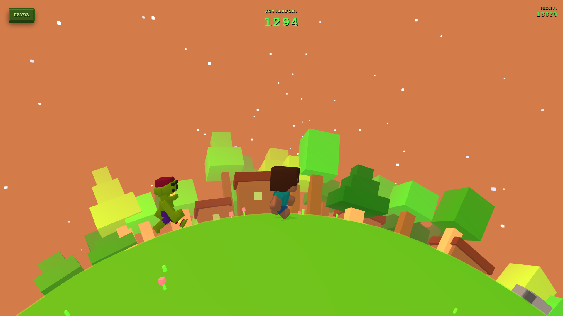 Blocky Mine Runner — screenshot 2