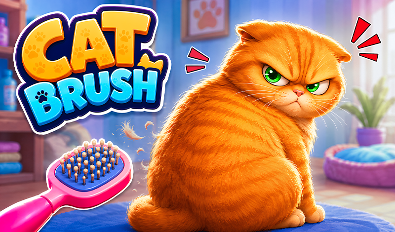 Cat Brush game cover