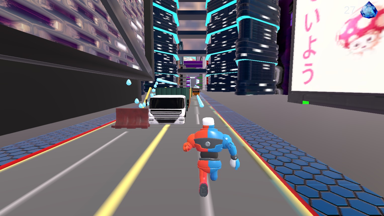 Cyber Run: Robot Runner 3D — screenshot 2