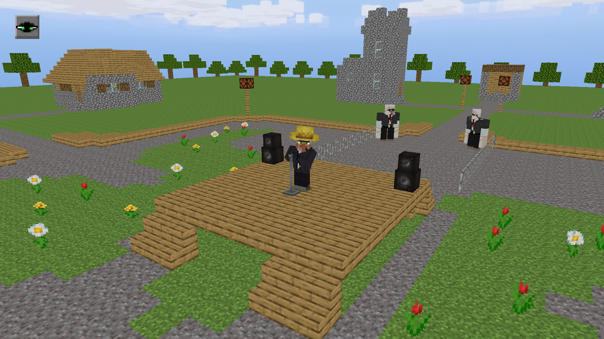 Singing villager screenshot