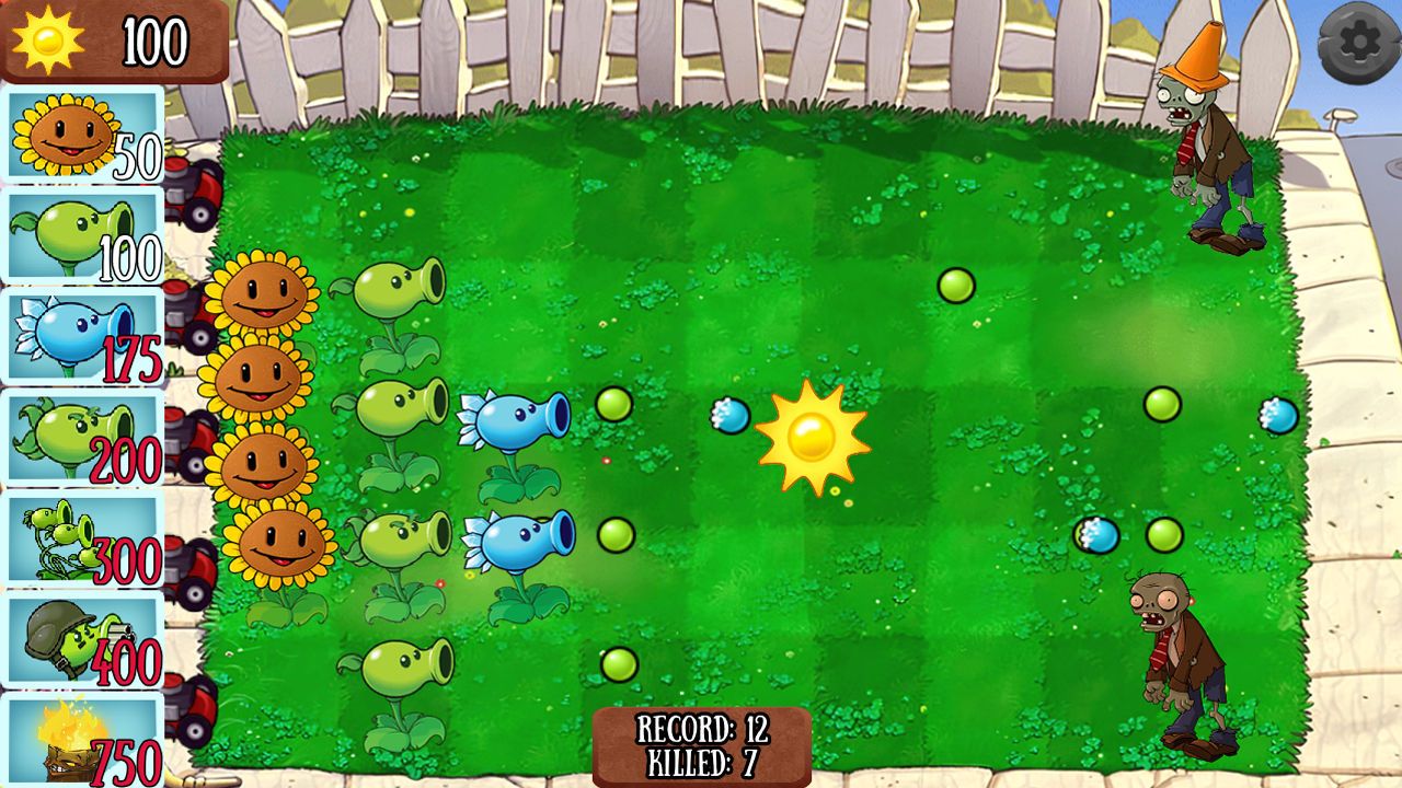 Endless Waves of Zombies: PVZ! screenshot
