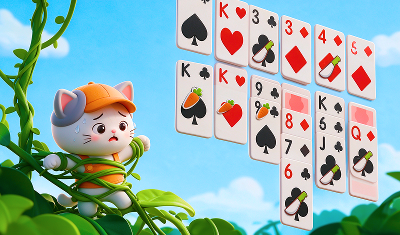 Solitaire: Cats & Castles game cover
