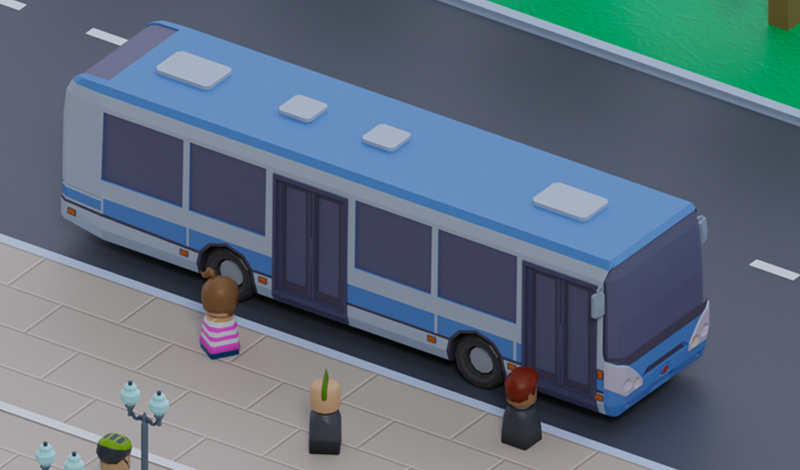 Idle Bus Empire Tycoon game cover