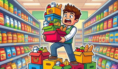 Clean the Supermarket: Organize Goods!