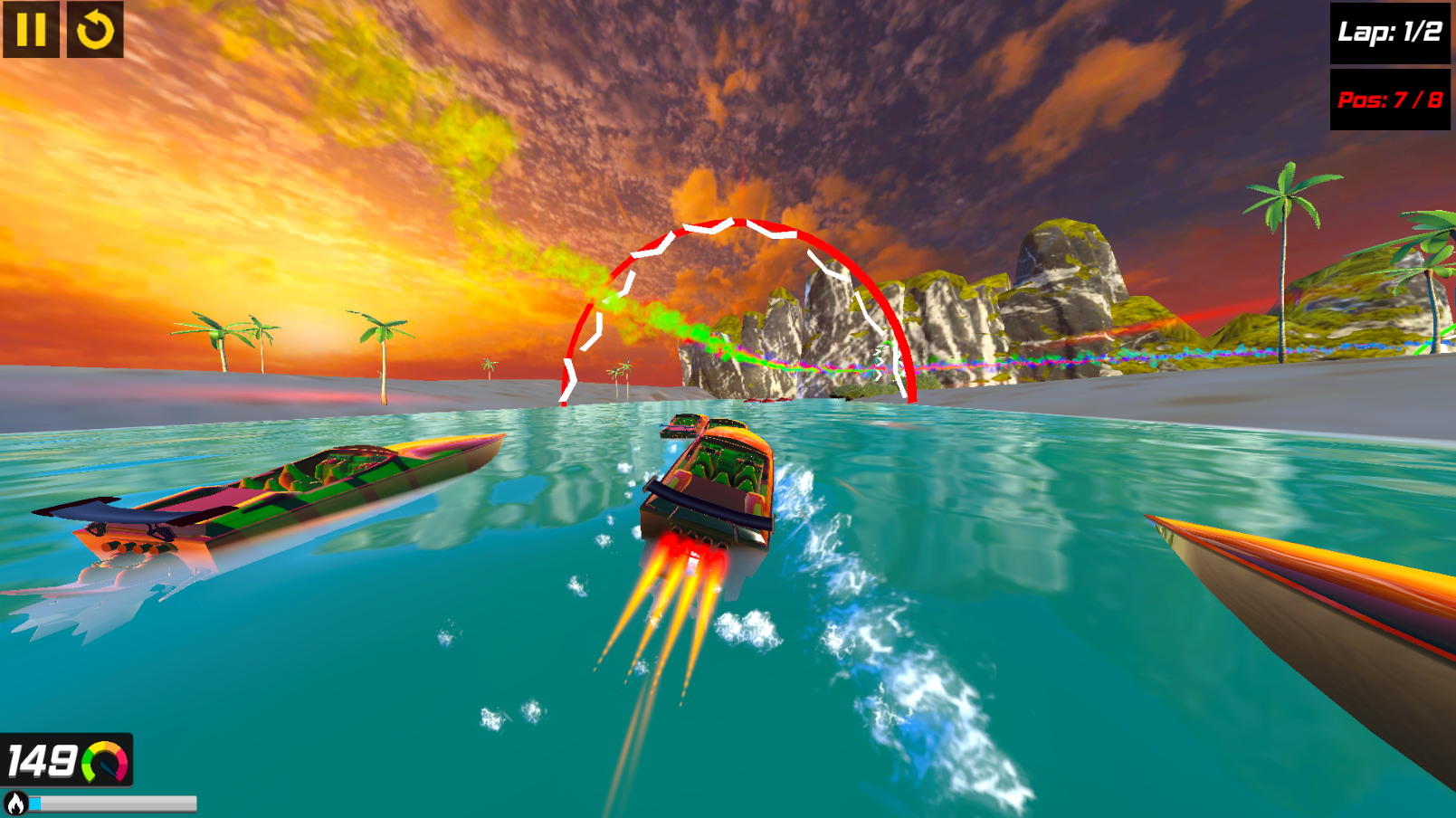 Jet Boat Racing screenshot