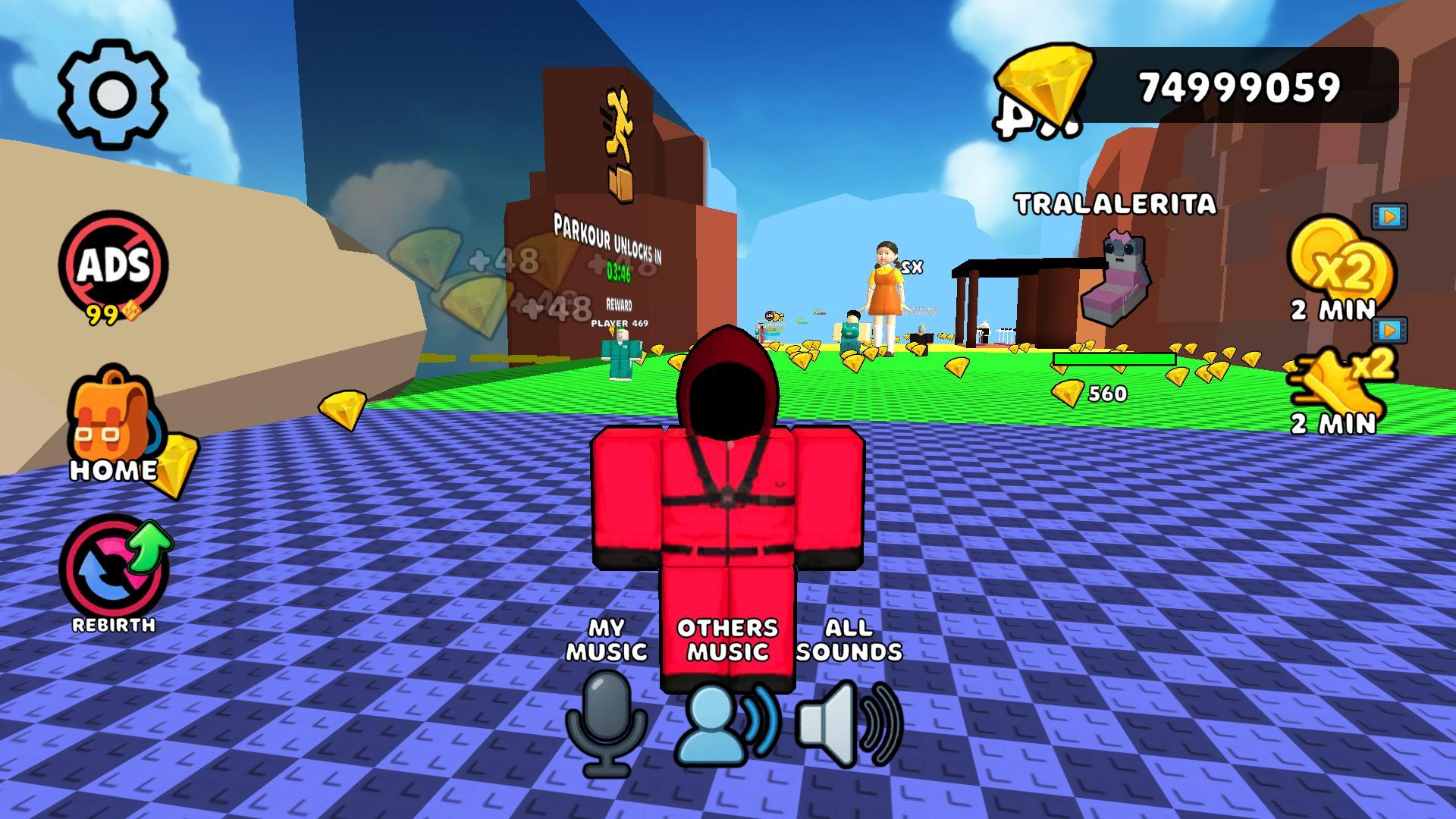 My Singing Squid! Obby Squid Game +1 3D Simulator screenshot