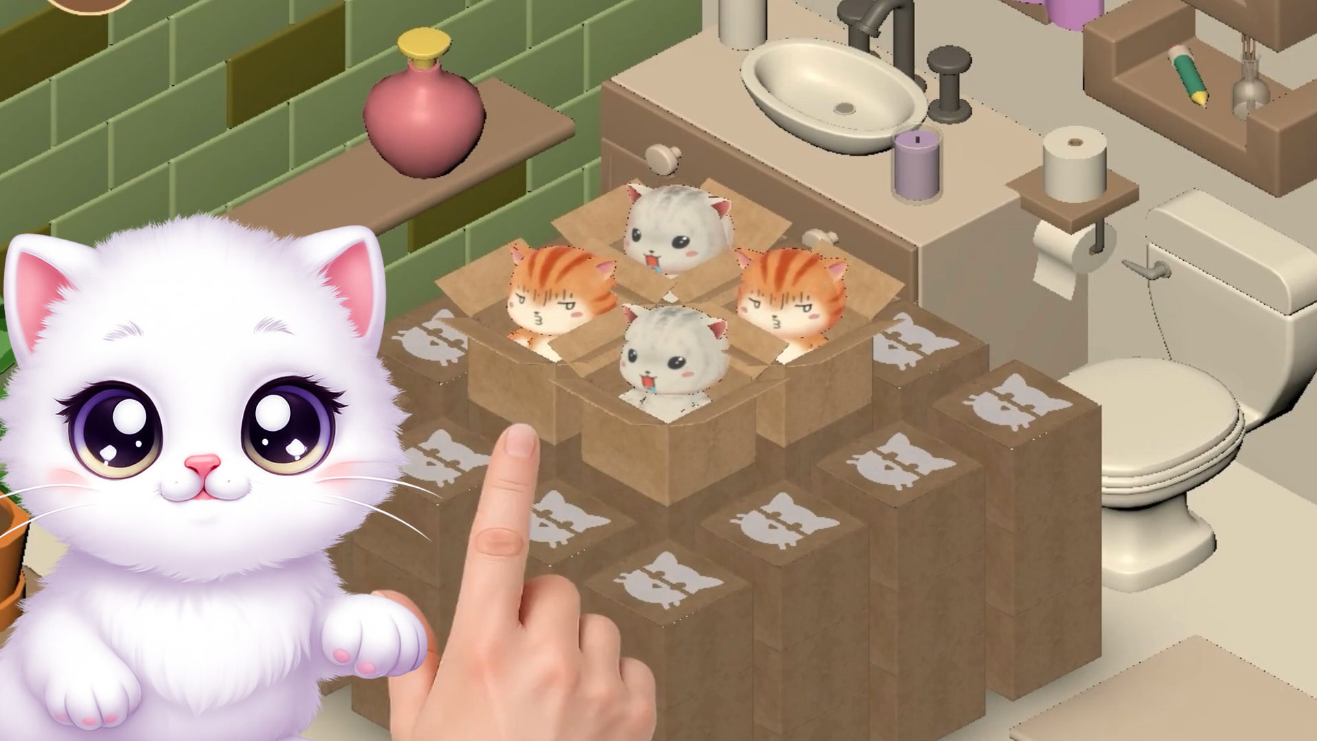 Hidden Objects: Cats in Boxes — screenshot 1