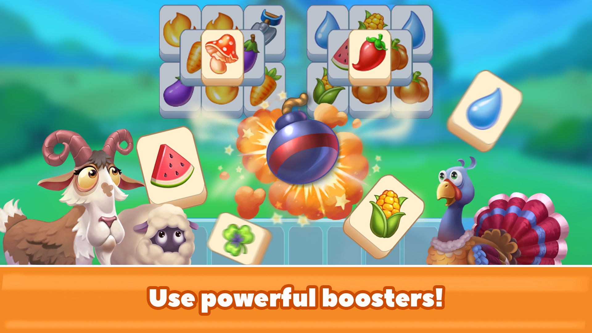Mahjong Farm screenshot