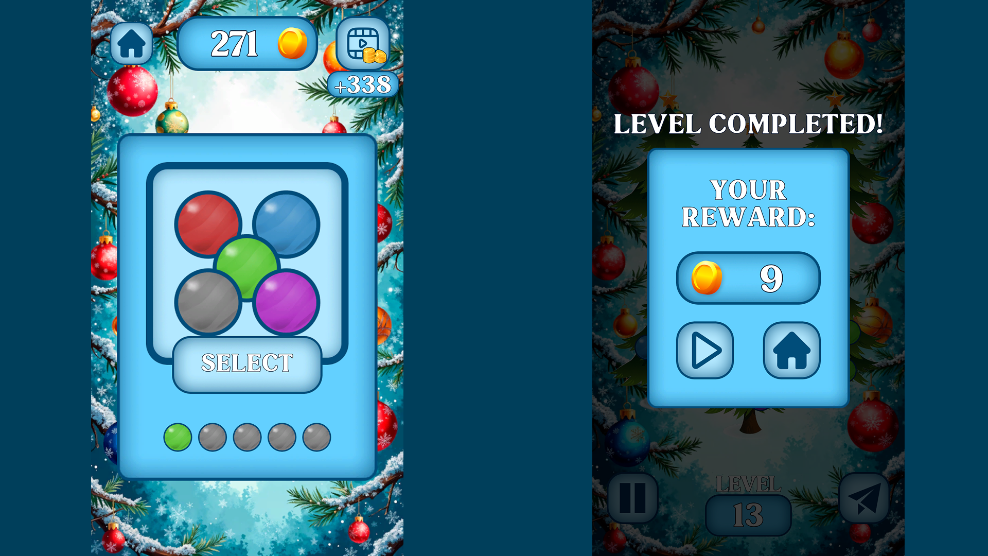Help Masha decorate the Christmas Tree! — screenshot 2