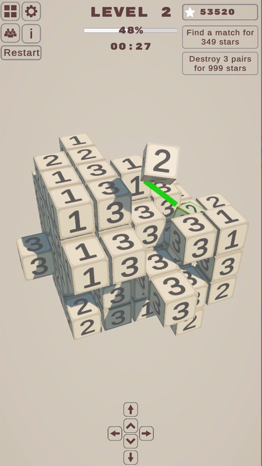 Numbers 3D Cubes: Disassemble Figure screenshot 8