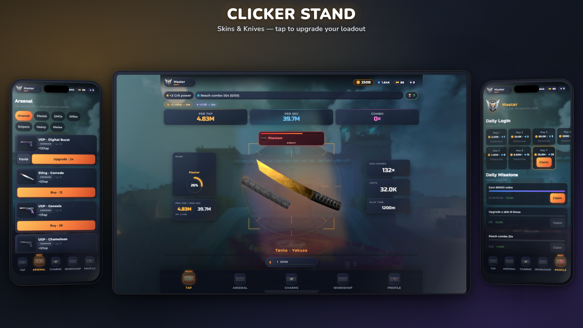Clicker Stand - Skins and Knives — screenshot 9