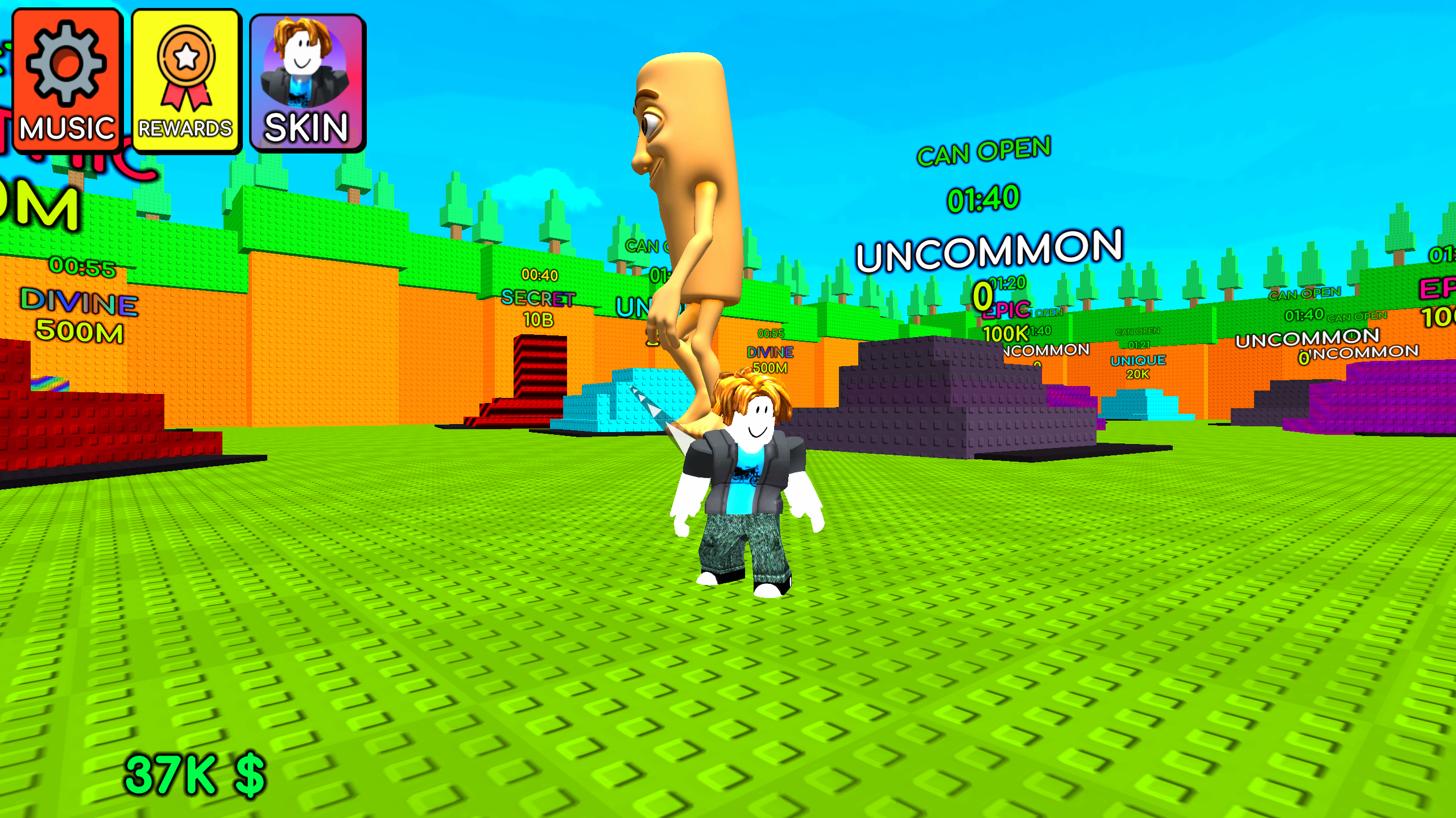 Flip the Stone and Get Brains Obby Tycoon 3D — screenshot 2