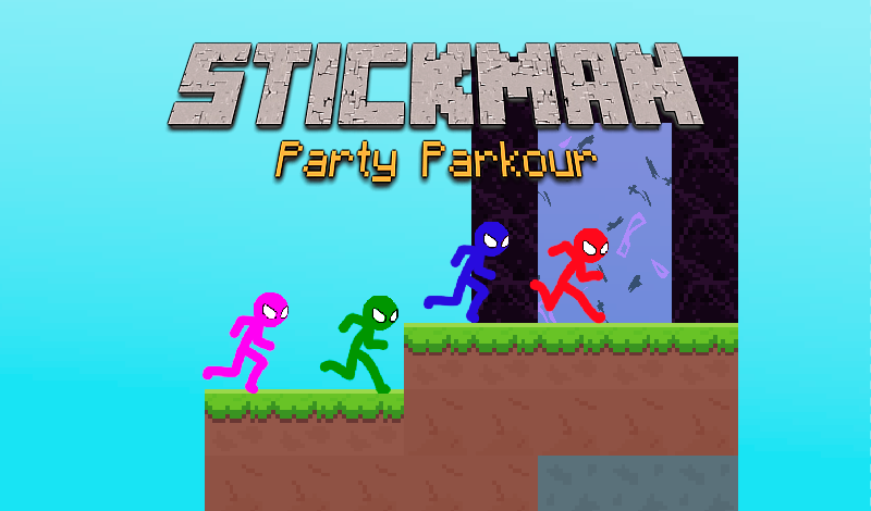 Stickman Party Parkour game cover