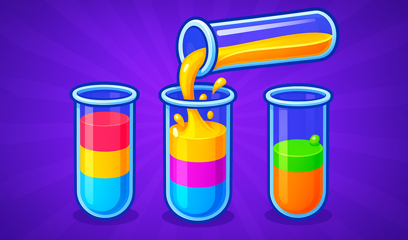 Color Liquid Sort Puzzle game cover