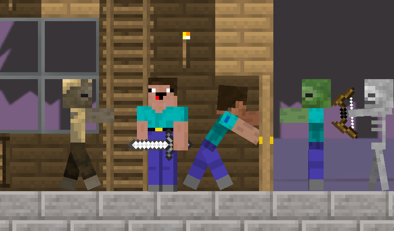 Noob and Pro: Survival Together game cover